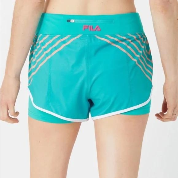 NWT FILA Women's Christopher Bevans Park Stretch Woven Shorts - Picture 3 of 5